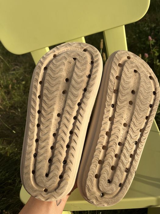 Крокси сабо клоги бежеві primark 36/37 23см