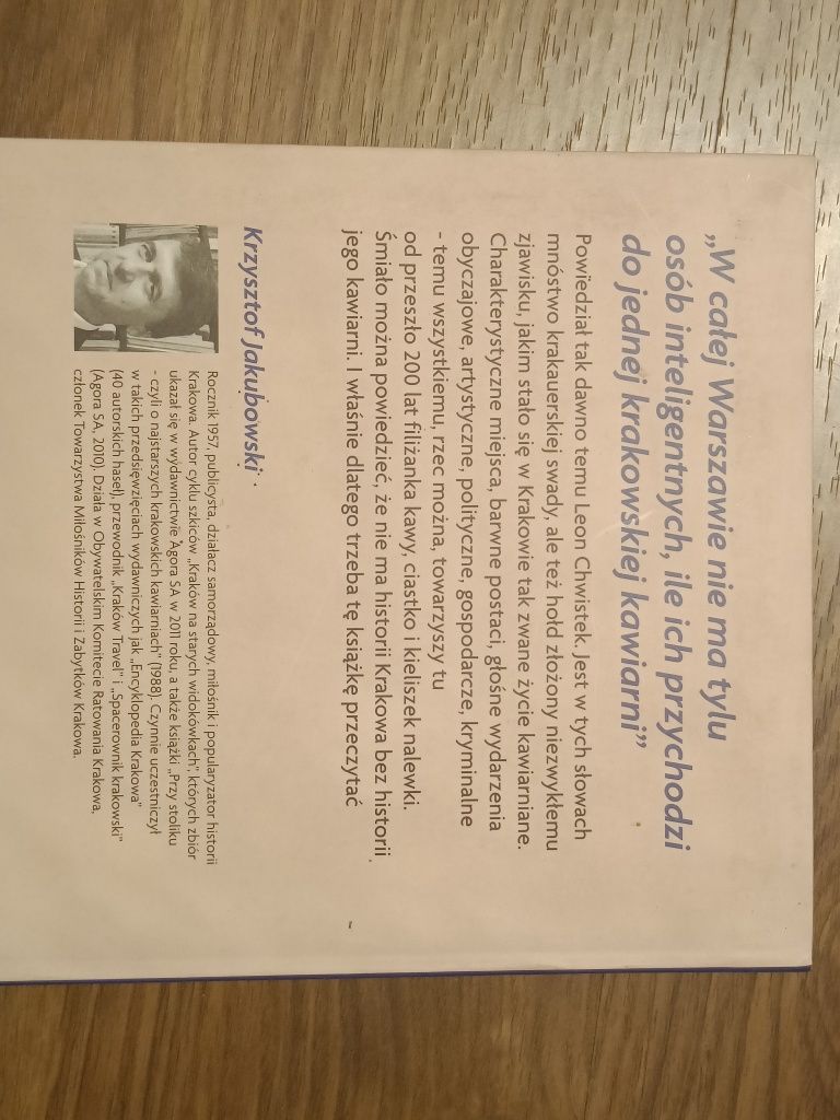 Kawa i ciastko o każdej porze. Krzysztof Jakubowski