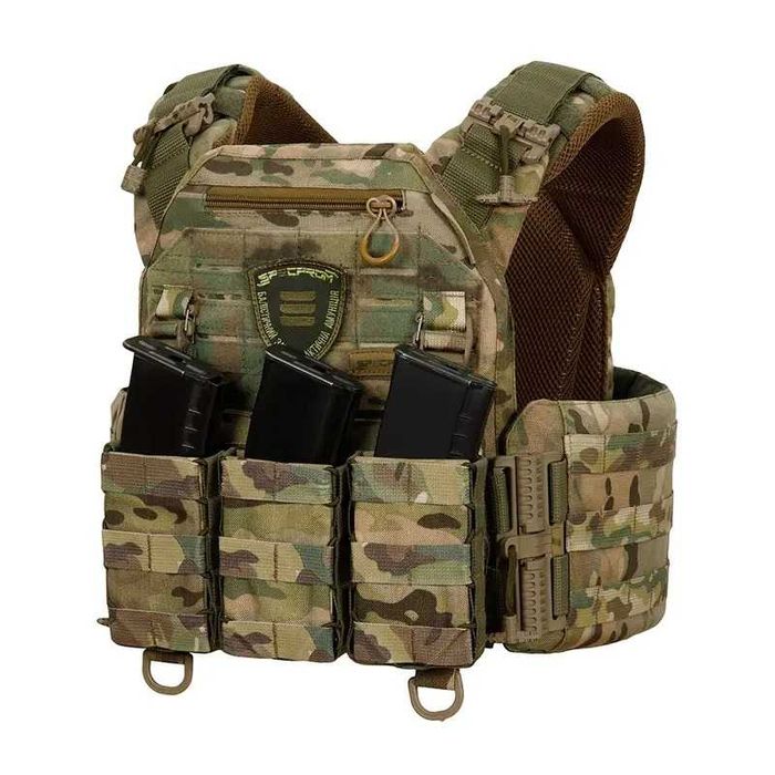 Плитоноска Warmor gen.3 Pro + 3 підсумки під магазини AK AR Мультикам