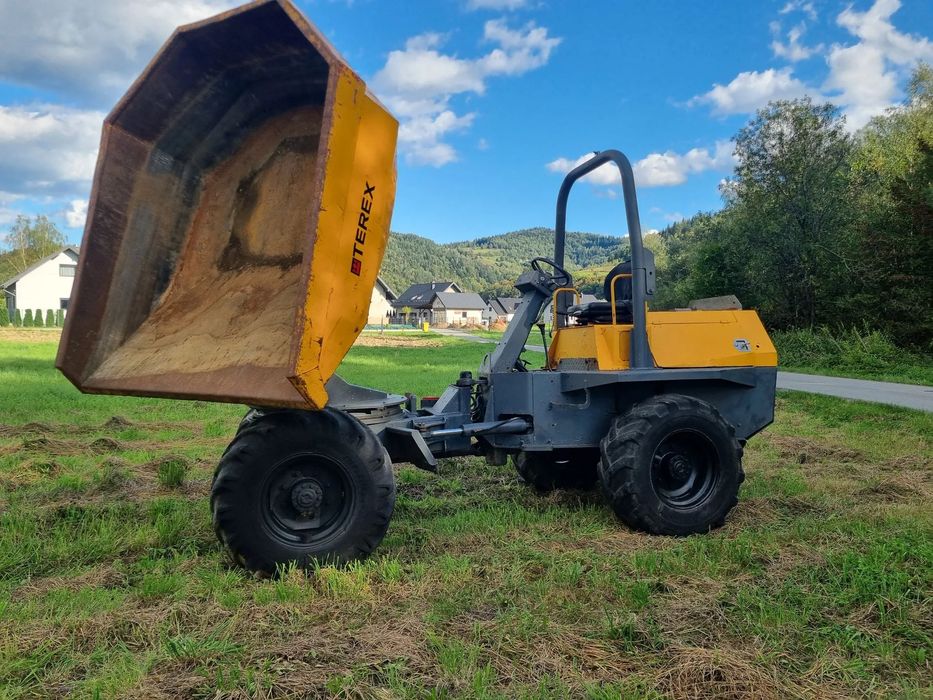 Terex banford Wozidło 6 ton 6005CS JAK NOWE z Norwegii OBRÓT Kiper 4x4 Opony jak nowe  ORYGINAŁ z Norwegii poszanowana Maszyna Zero Luzów i Wycieków Okazja