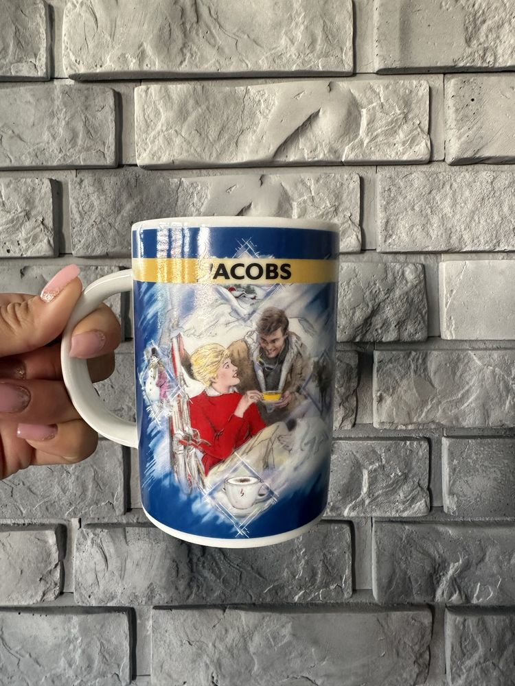 Nowy kubek Jacobs kolekcjonerski edycja zimowa porcelana
