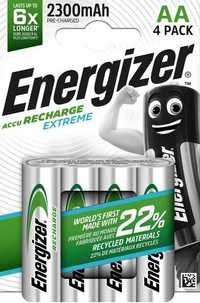 Nowe akumulatorki ENERGIZER Extreme  AA HR6  1,2V  2300mAh  4szt. 22%