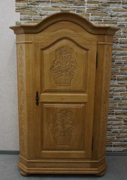 Szafa z Litego Dębu 1 Drzwiowa Przepiękna szer. 120 cm   P-1297