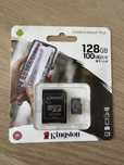 Karta pamięci Kingston microSDXC 128GB + adapter – nowa