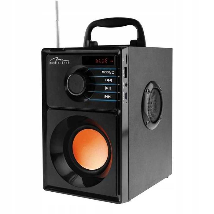 GŁOŚNIK bluetooth z subwooferem Media-Tech 15W BT/FM/USB OUTLET