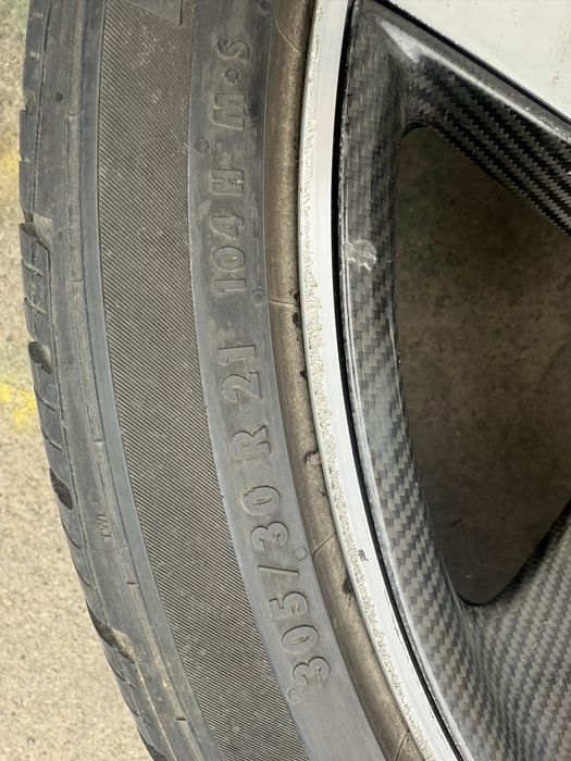 Титанові диски R21 Porsche taycan 4s