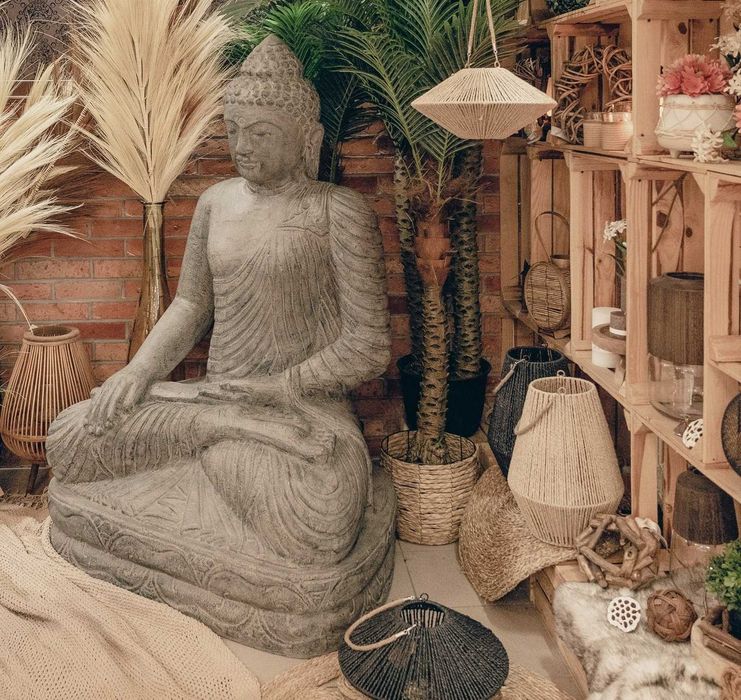 Budda XXL Polyresing medytujący 160x98x70 cm  - Duża ozdoba