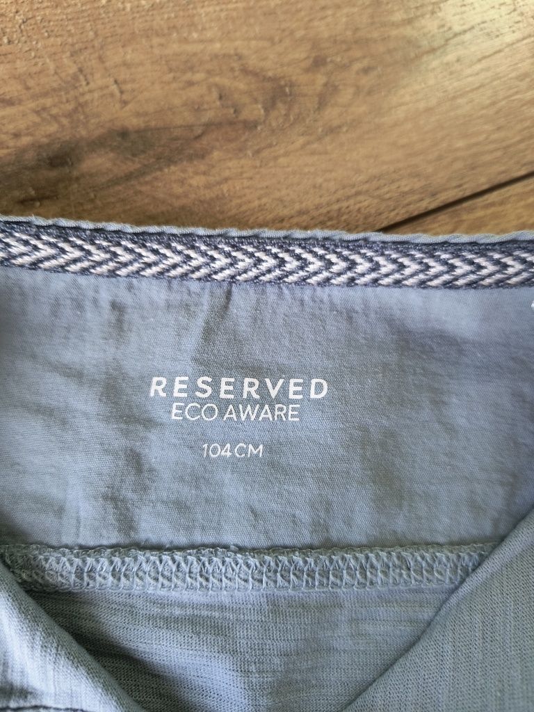 Jeansy H&M i bluzka Reserved rozmiar 104