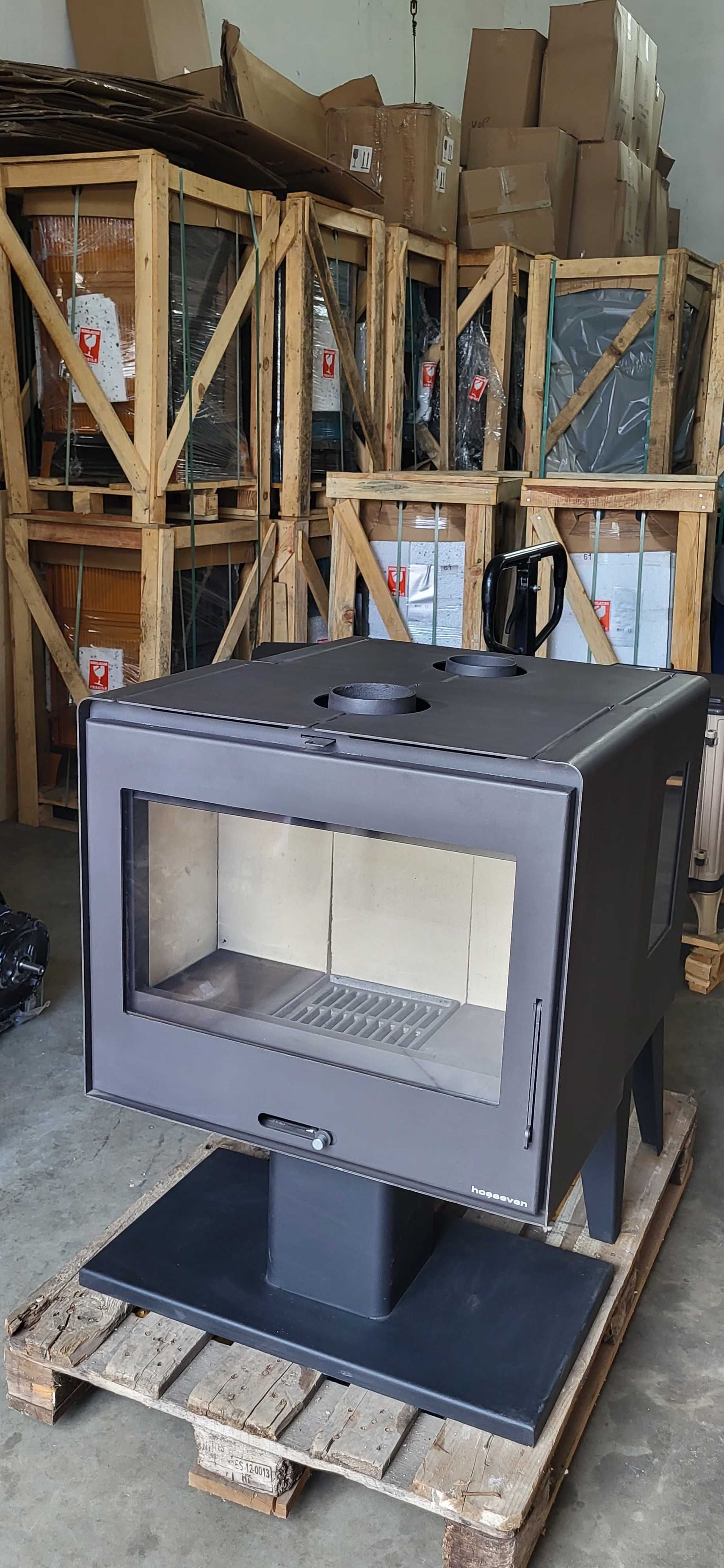 Камін піч 10 KW Hosseven  50-70 -P