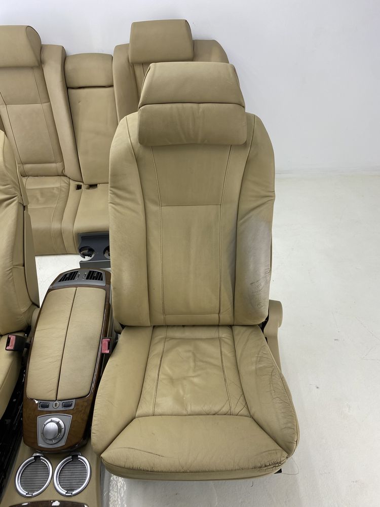 Bmw 7 E65 fotele fotel kanapa tunel wnetrze tapicekra