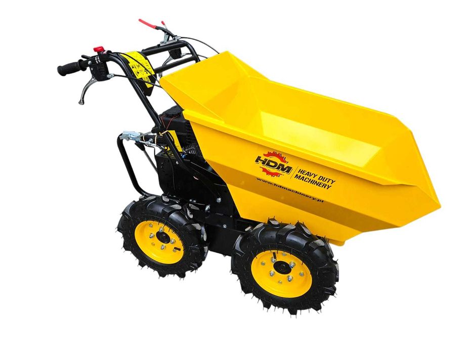 Wozidło spalinowe budowlane taczka napęd 4x4 HDM wywrotka LONCIN 6.5KM