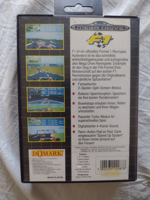 Sega Master System Ayrton Senna Super Monaco GP 2 i Formuła 1 F1