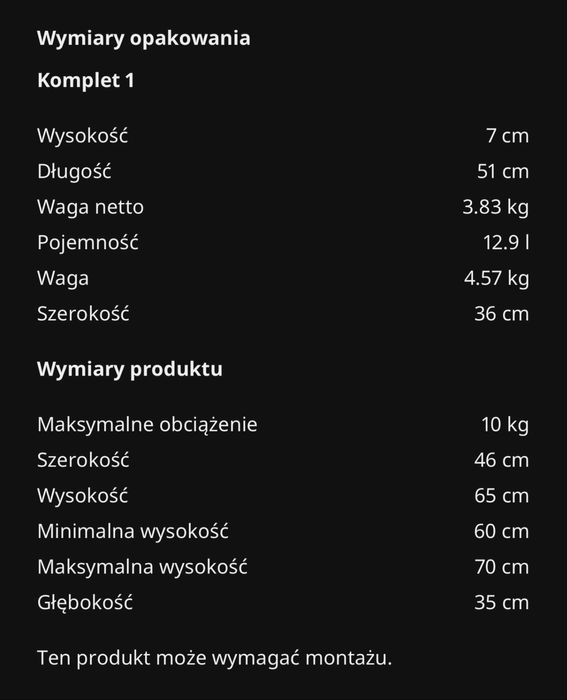 Stolik pod laptopa BJÖRKÅSEN – beżowy
