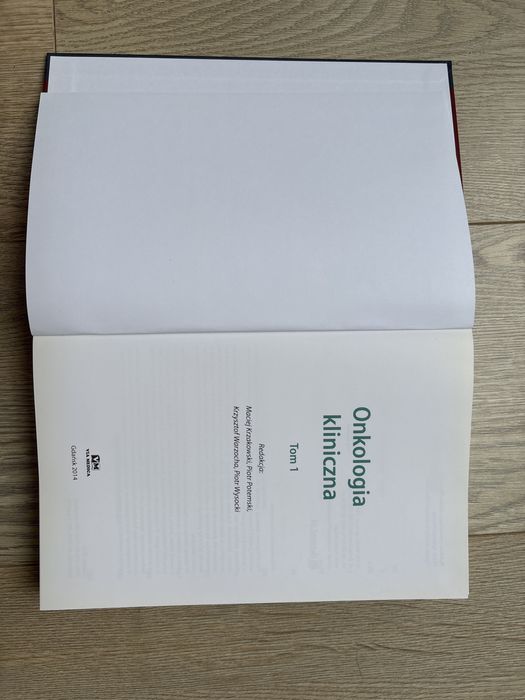 Tom 1 Onkologia Kliniczna Krzakowski Nowy egz. Twarda oprawa rok 2014