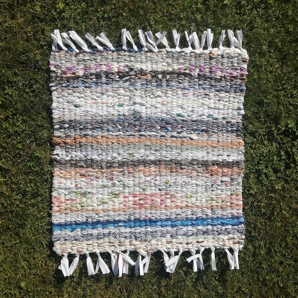 Chodnik dywan 50 cm 63 cm tkany handmade