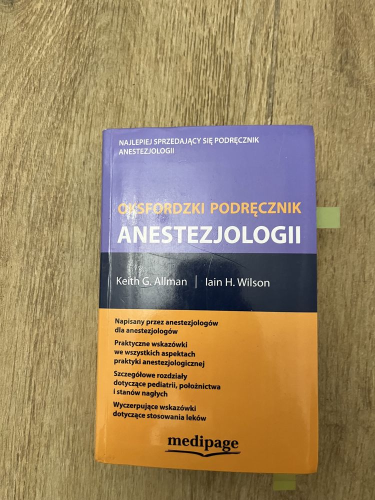 oksfordzki podręcznik anestezjologii