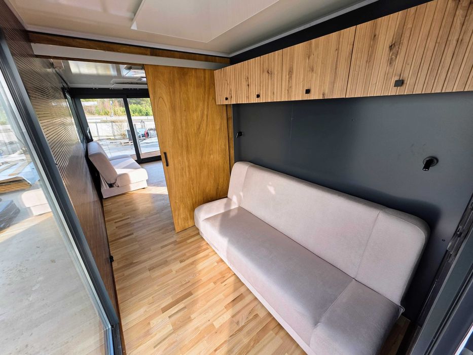 L 5 Alu Houseboat Hausboot Dom na wodzie Pływający łódź kabinowa Jacht