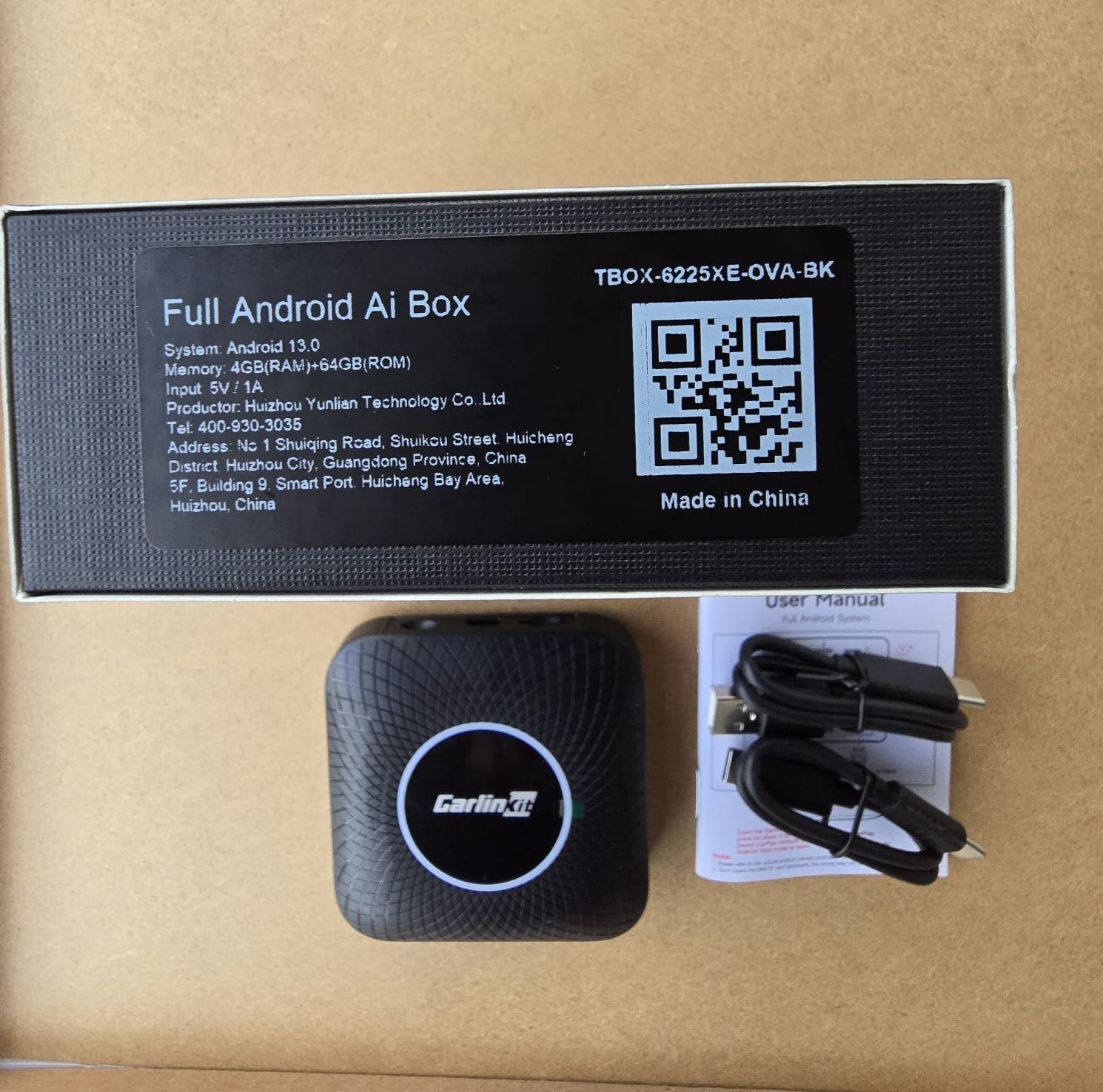 CARLINKIT Tbox CPC200 adapter