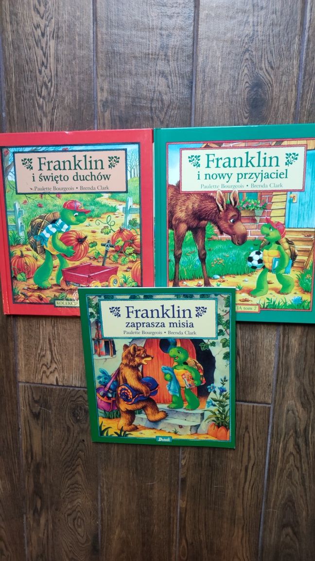 Kubuś Puchatek moja encyklopedia + Franklin 3 książki