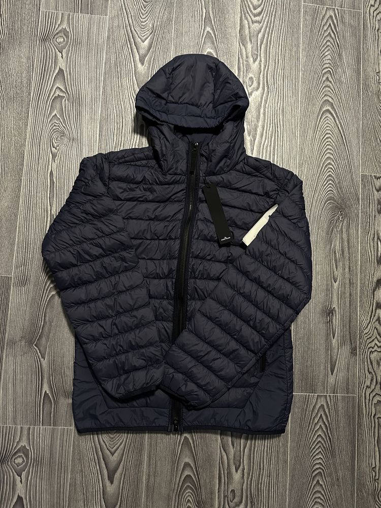 Stone Island Micro Yarn Down Navy blue