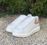 Buty Alexander McQueen Low White Pink