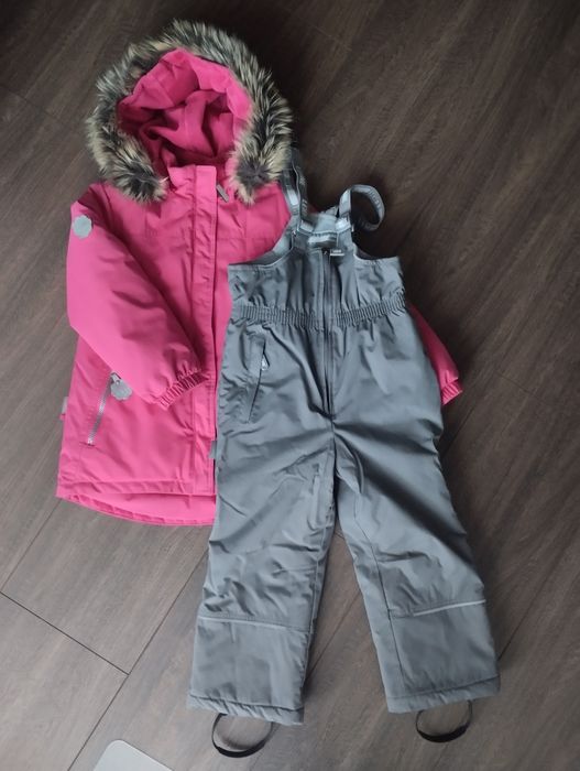 Зимовий термокомбінезон Lenne 110+6 см ліне курткапарка полукомбінезон