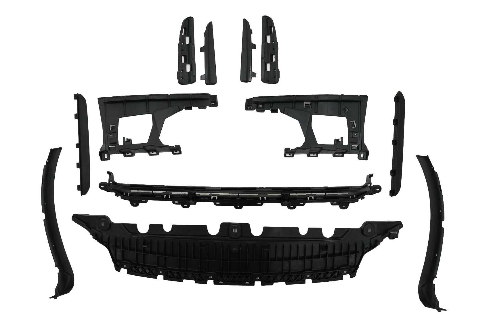 Para-choque Audi TT 8S Mk3 RS 2014 a 2019 + Grelha + Extensão de Lábio