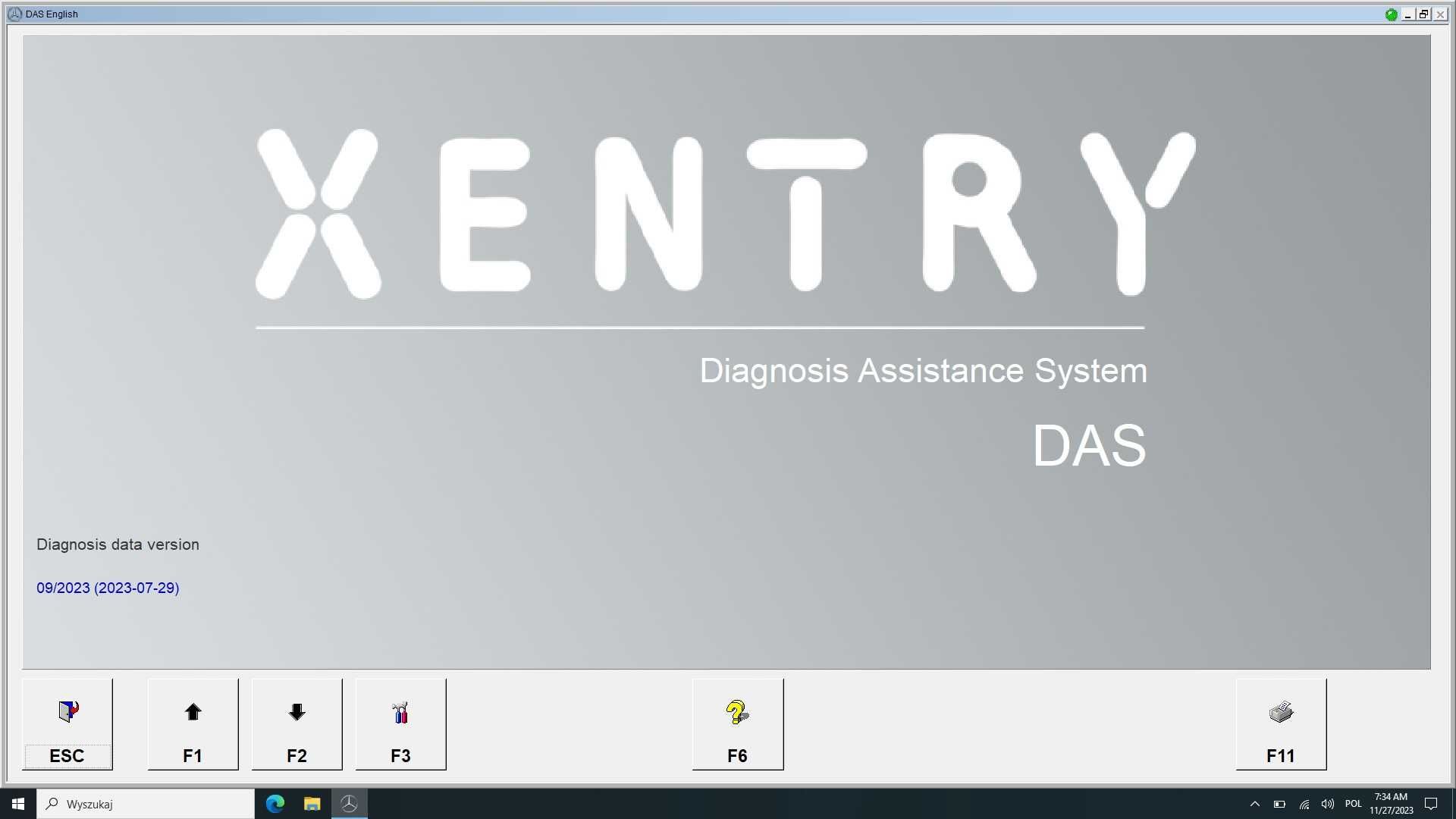 SSD+Interfejs Passthru Mercedes Xentry DAS 09/2023 DTS Vediamo FULL PL