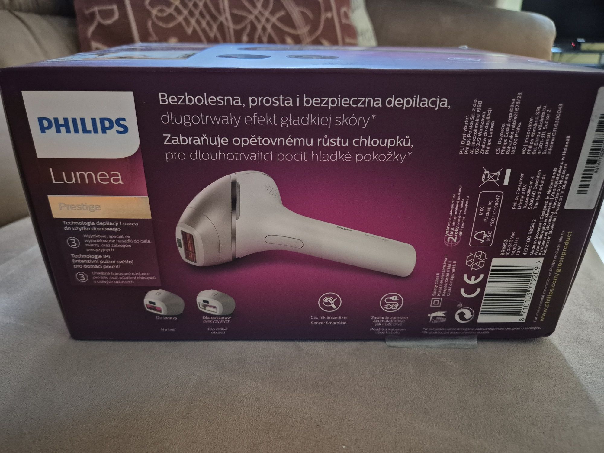 Depilator laserowy Philips Lumea IPL 9900 Series używay 3 razy ideał