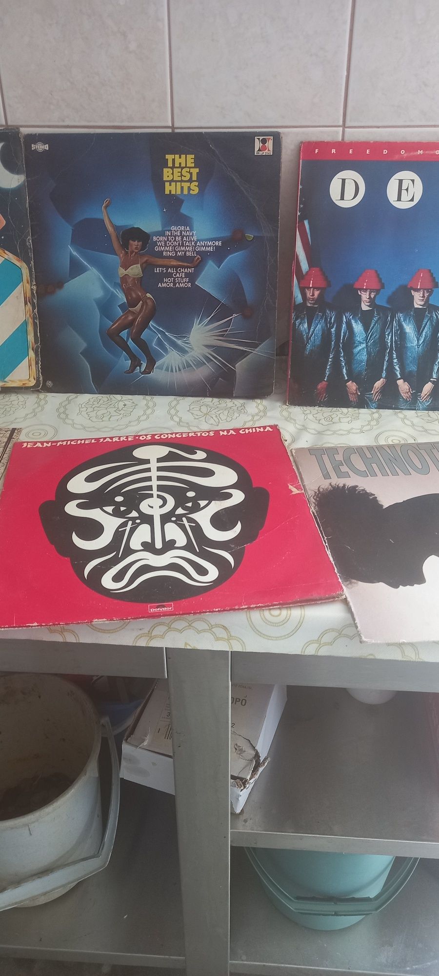 Discos de vinil antigos