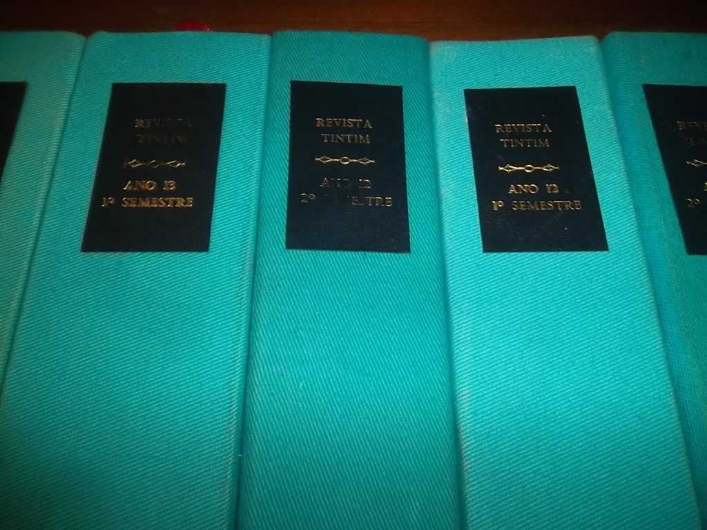 Volumes TINTIN. Encadernações não editoriais. Desde o 3º ano.