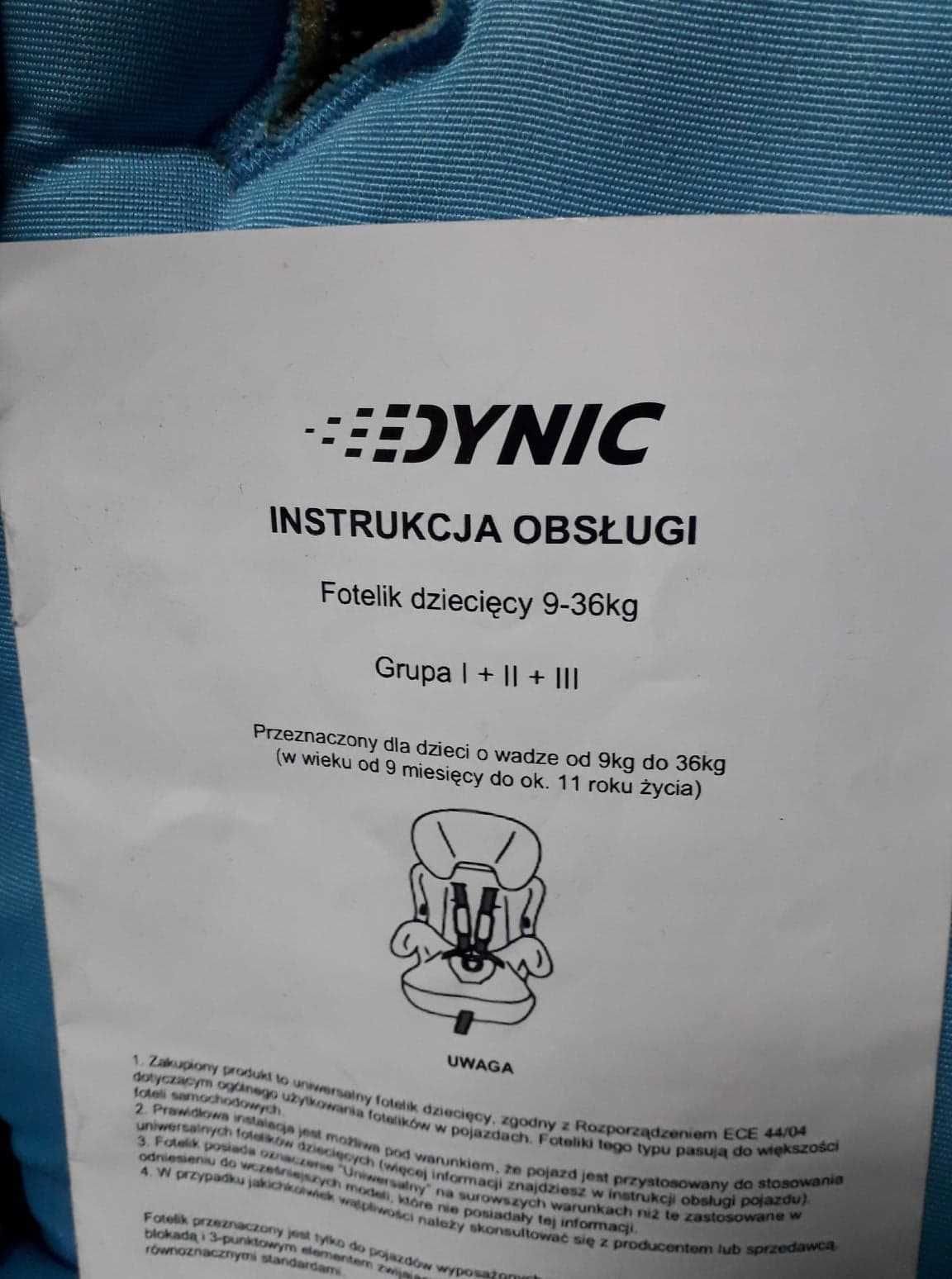 Nosidełko fotelik dziecięcy firmy Dynic