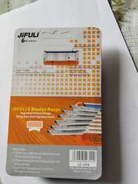 Ostrza wymienne JiFuli 8 sztuk sześcioostrzowe do Gilette Fusion