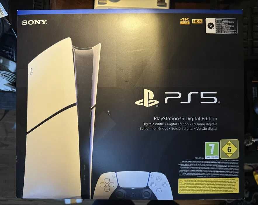 PS5 Digital Slim – Como Nova | Comando + Caixa + Garantia