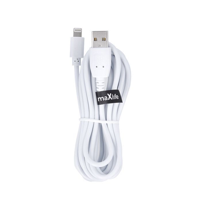 Maxlife Kabel Usb - Lightning 3,0 M 2A Biały