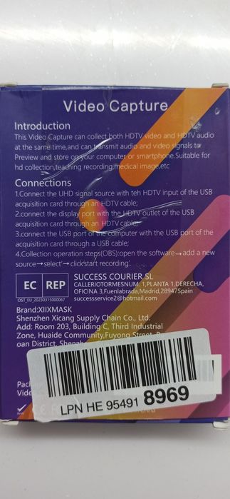 Карта відеозахоплення. HDMI Capture Card.