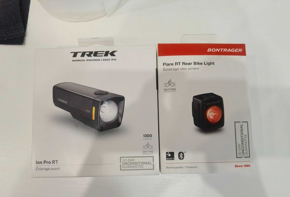 Zestaw lampek rowerowych Trek Ion Pro RT / Flare RT bontrager