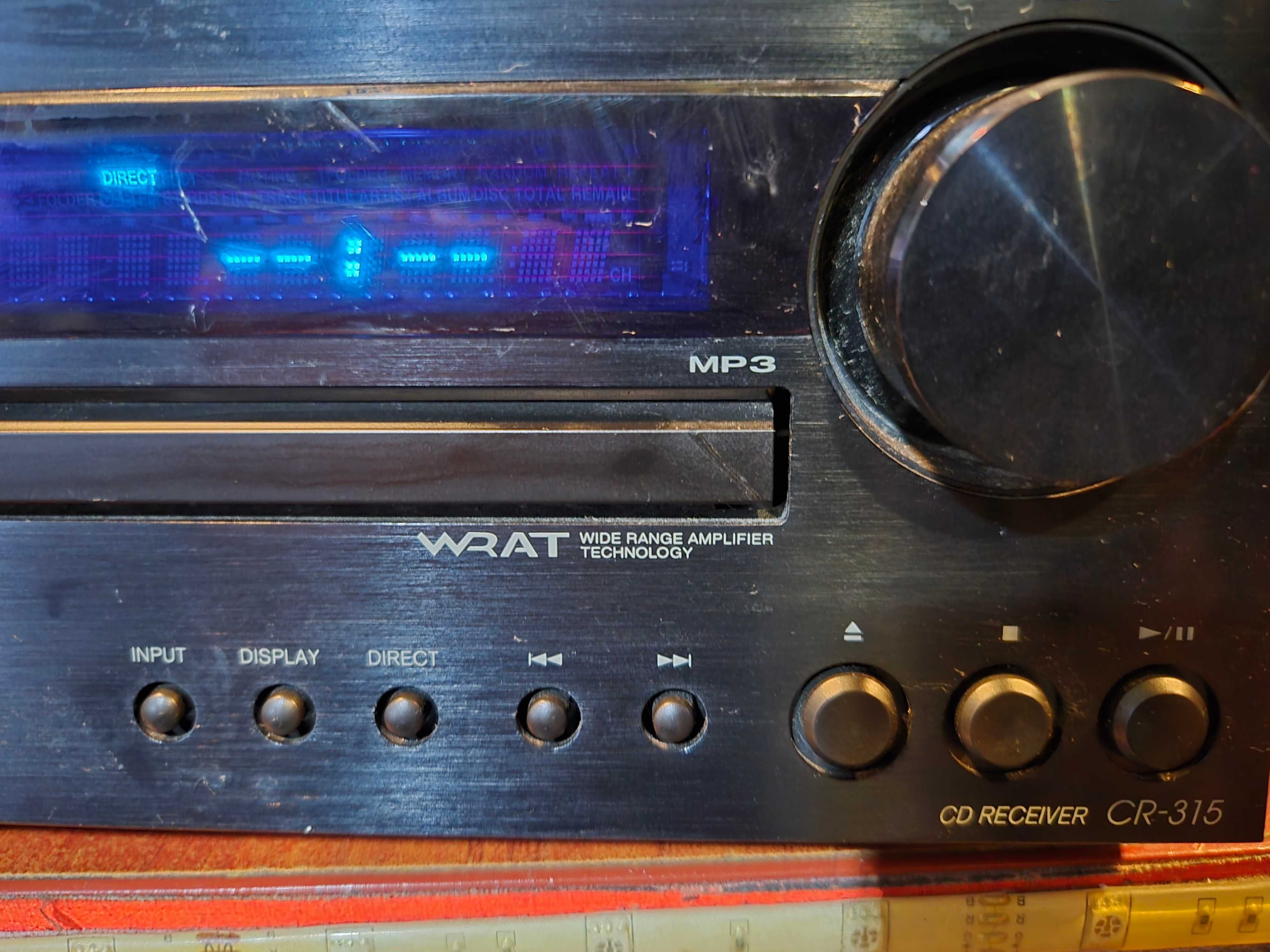 Amplituner Onkyo z CD.. Czarny AL. Polecam