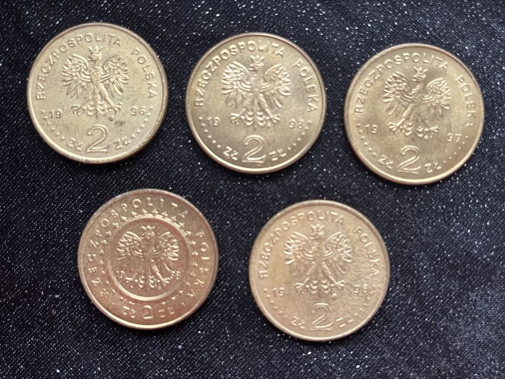 Монети Польщі 1996,1997,1998 р.