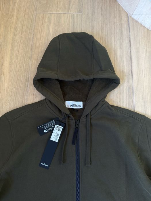 Худі Stone Island Felpa Zip Hoodie оригінал стон айленд authentic