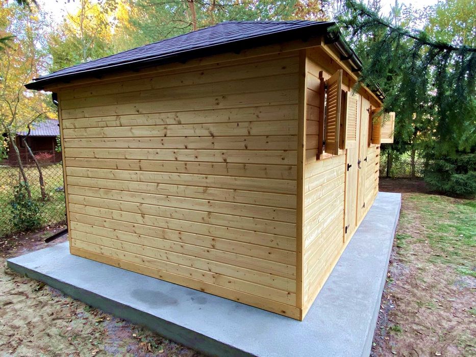 Domek narzędziowy Zeus 3m x 6m Altanka drewniana Domek - PRODUCENT