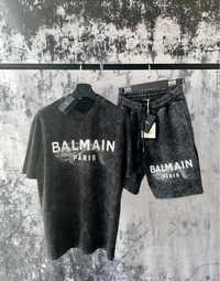 Balmain футболка шорты летний комплект костюм