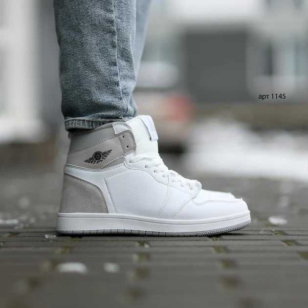 Зимові чоловічі кросівки на 28 см шкіра\хутро