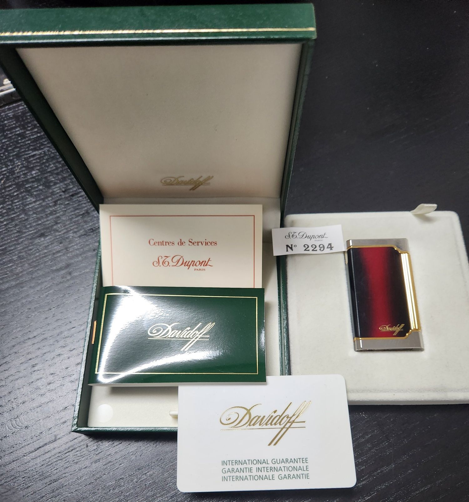 Isqueiro vintage Davidoff by S.T Dupont