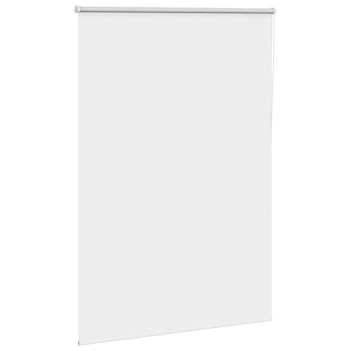 Vidaxl Roleta Zaciemniająca Biała 115X130Cm Szerokość Tkaniny 110,7Cm