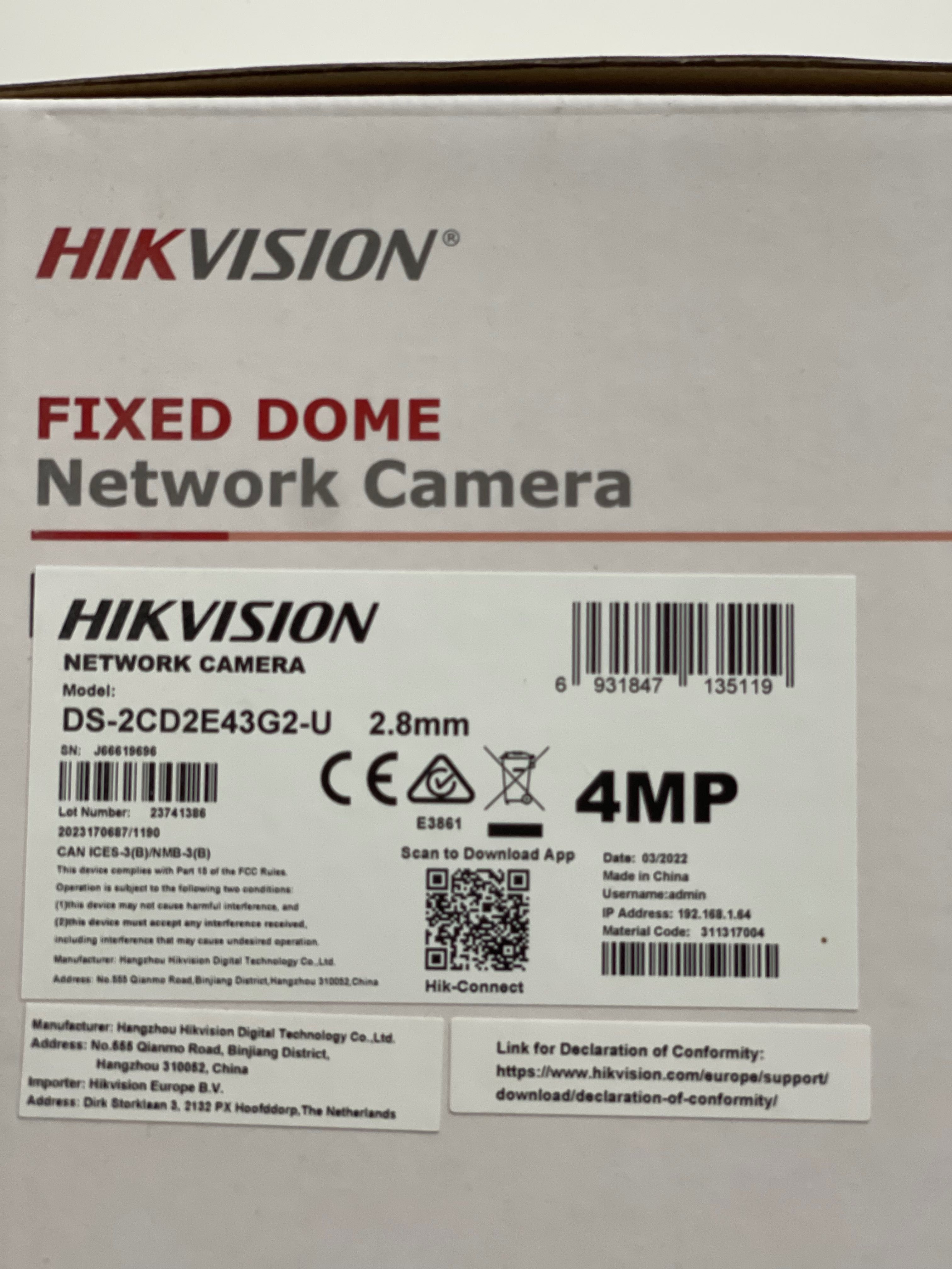 7 Câmaras de vídeo novas hikvision e gravadores ajhua e gravador