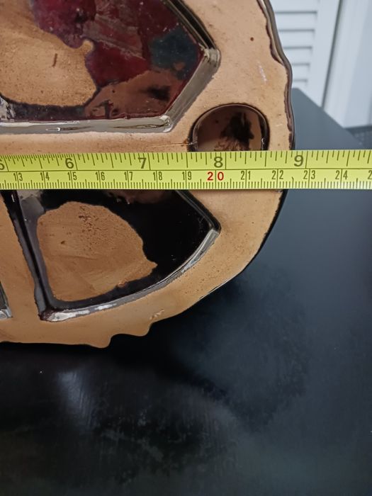 Peça bronze decoração porcelana