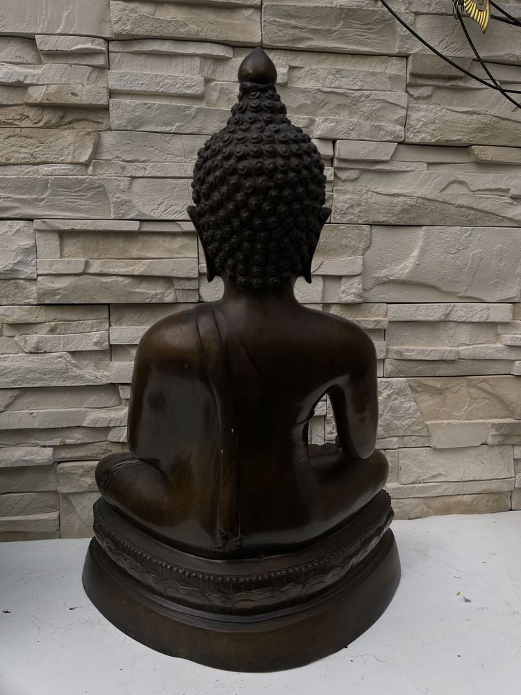 Wielki Medytujący Budda brąz rzeźba z brązu