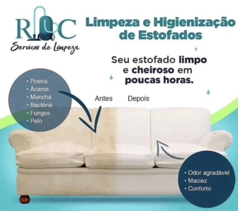 Limpeza de Sofas e Estofos