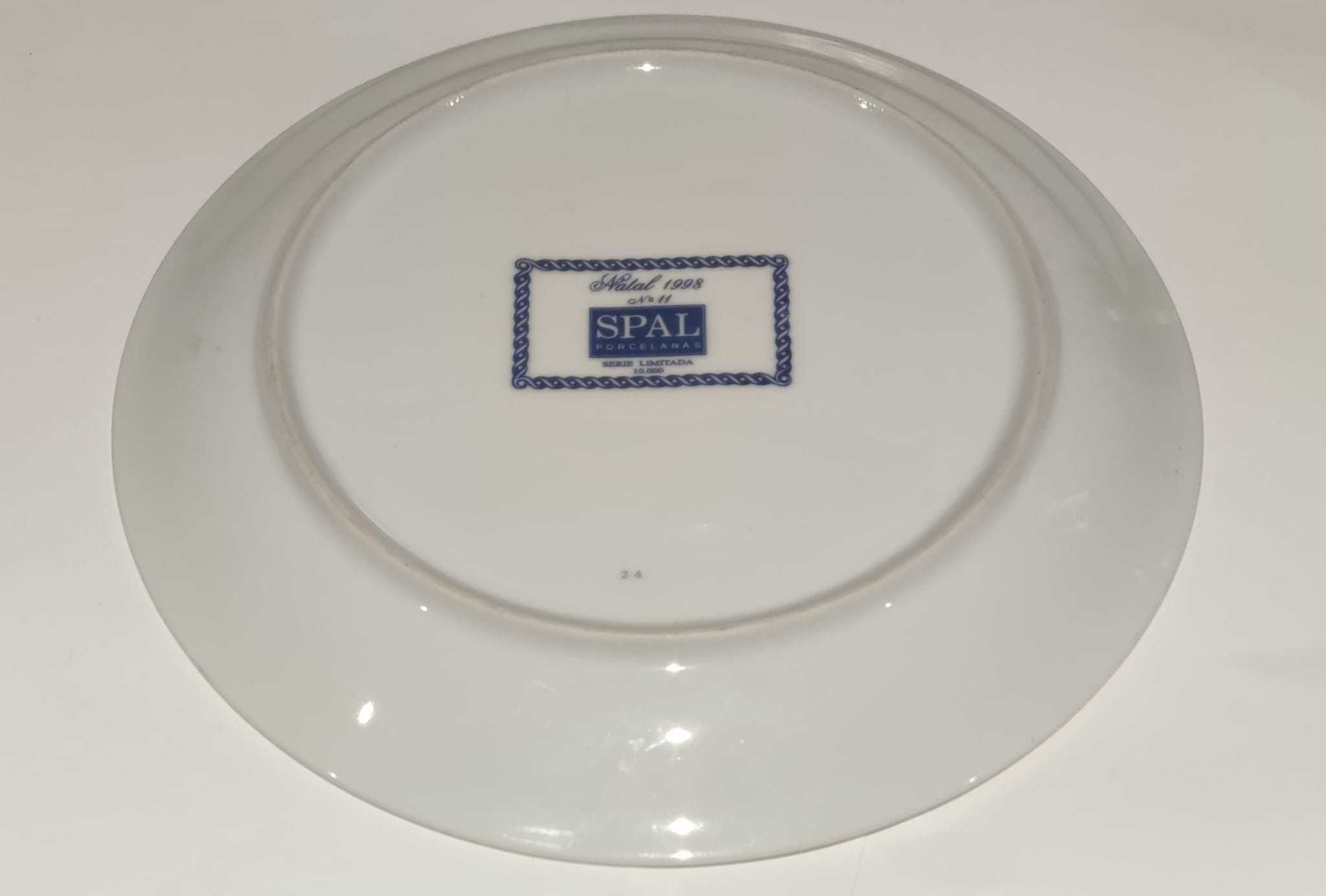 Prato em porcelana da SPAL da coleção de Natal 1998 (prato nº24, nº11)